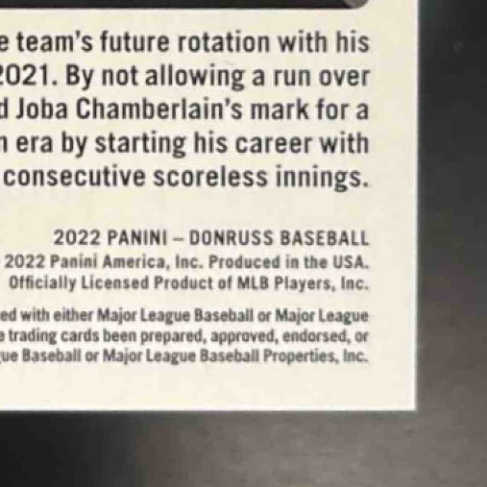 2022 Donruss Luis Gil Presidential Collection /46 #44 RC New York Yankees