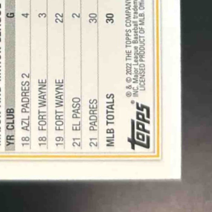 2022 Topps Ryan Weathers Gold 214/2022 #70 San Diego Padres