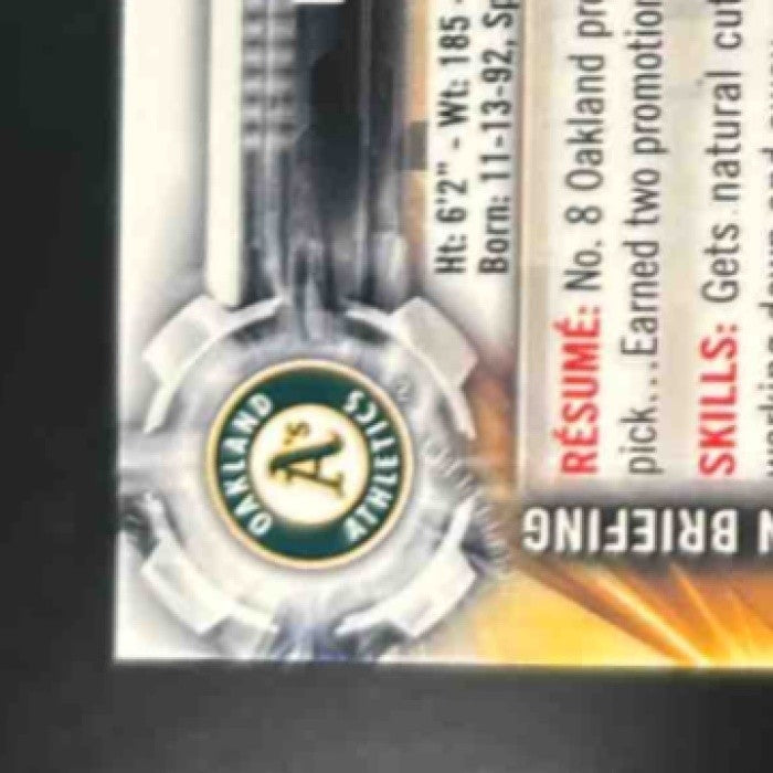 2017 Bowman Chrome Daniel Gossett Prospect Auto Oakland Athletics