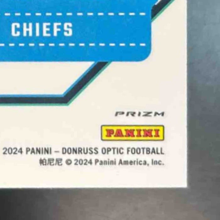 2024 Panini Donruss Optic Xavier Worthy Purple Shock #300 Chiefs