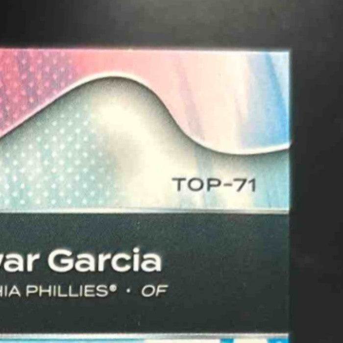 2023 Bowman Platinum Yhoswar Garcia Top Prospects Auto #TOP-71 Phillies