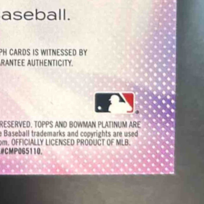 2023 Bowman Platinum Yhoswar Garcia Top Prospects Auto #TOP-71 Phillies