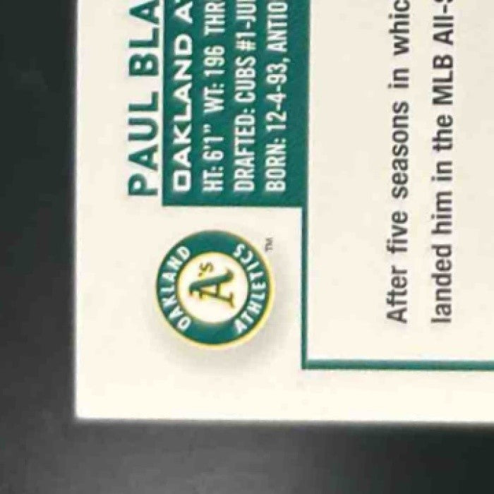 2023 Topps Paul Blackburn Gold /2023 #6 Oakland Athletics