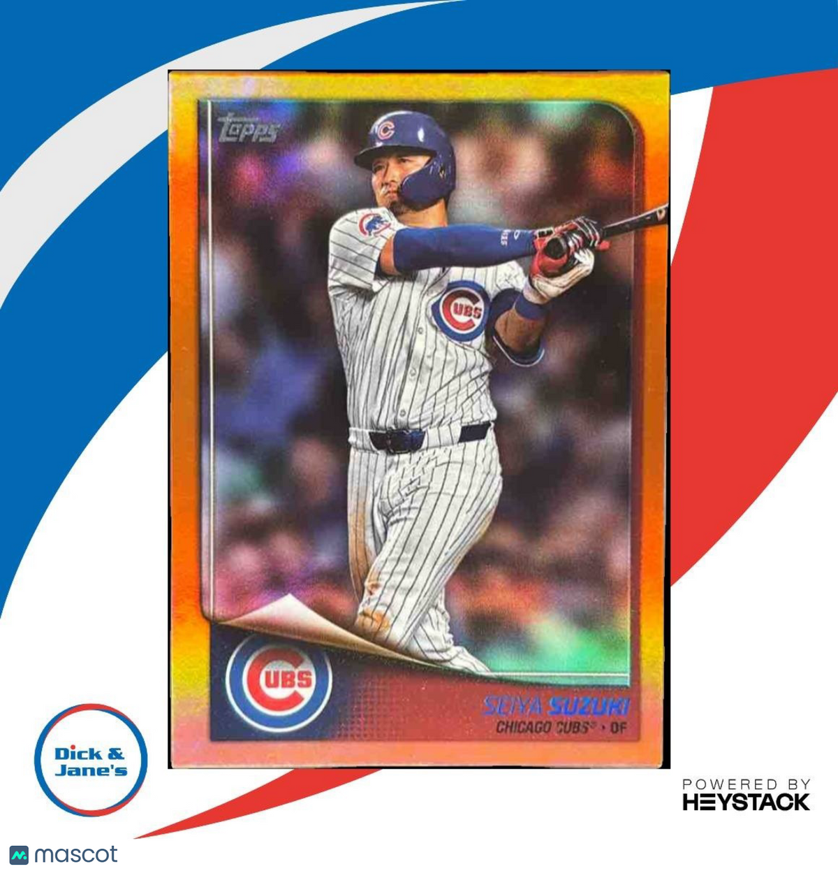 2025 Topps Seiya Suzuki Collection Orange Foil /25 #62 Chicago Cubs