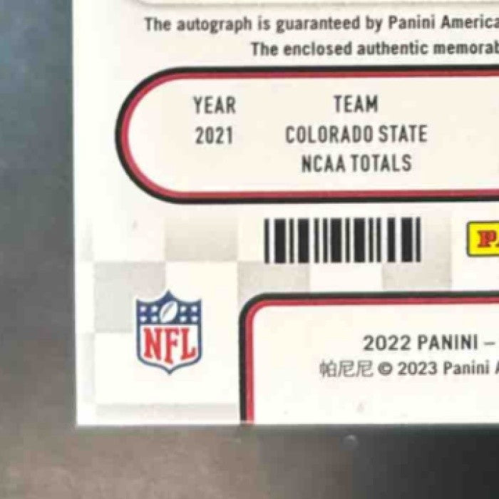 2022 Contenders Trey McBride Rookie Ticket Swatches Auto RC Arizona Cardinals