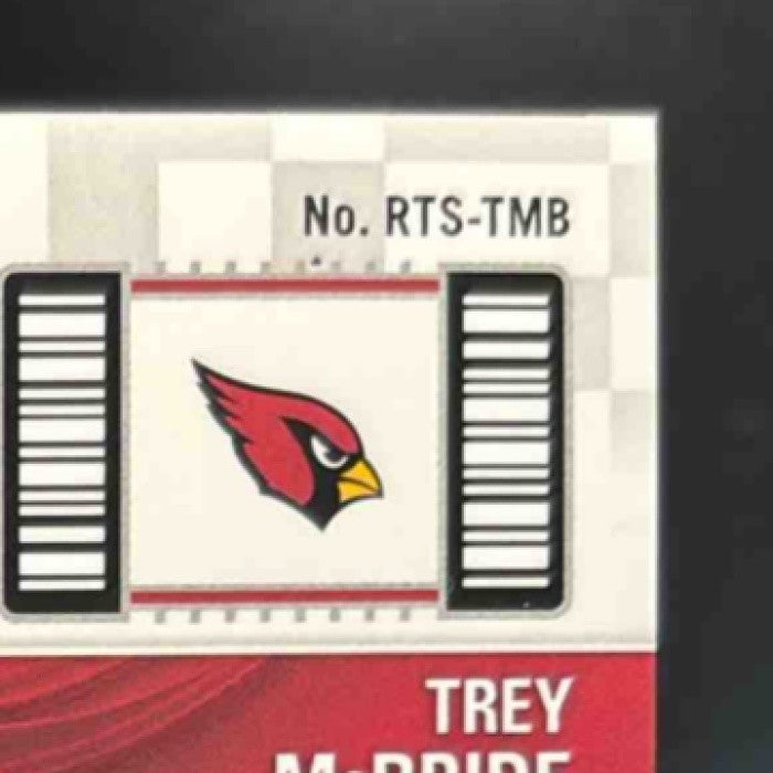 2022 Contenders Trey McBride Rookie Ticket Swatches Auto RC Arizona Cardinals