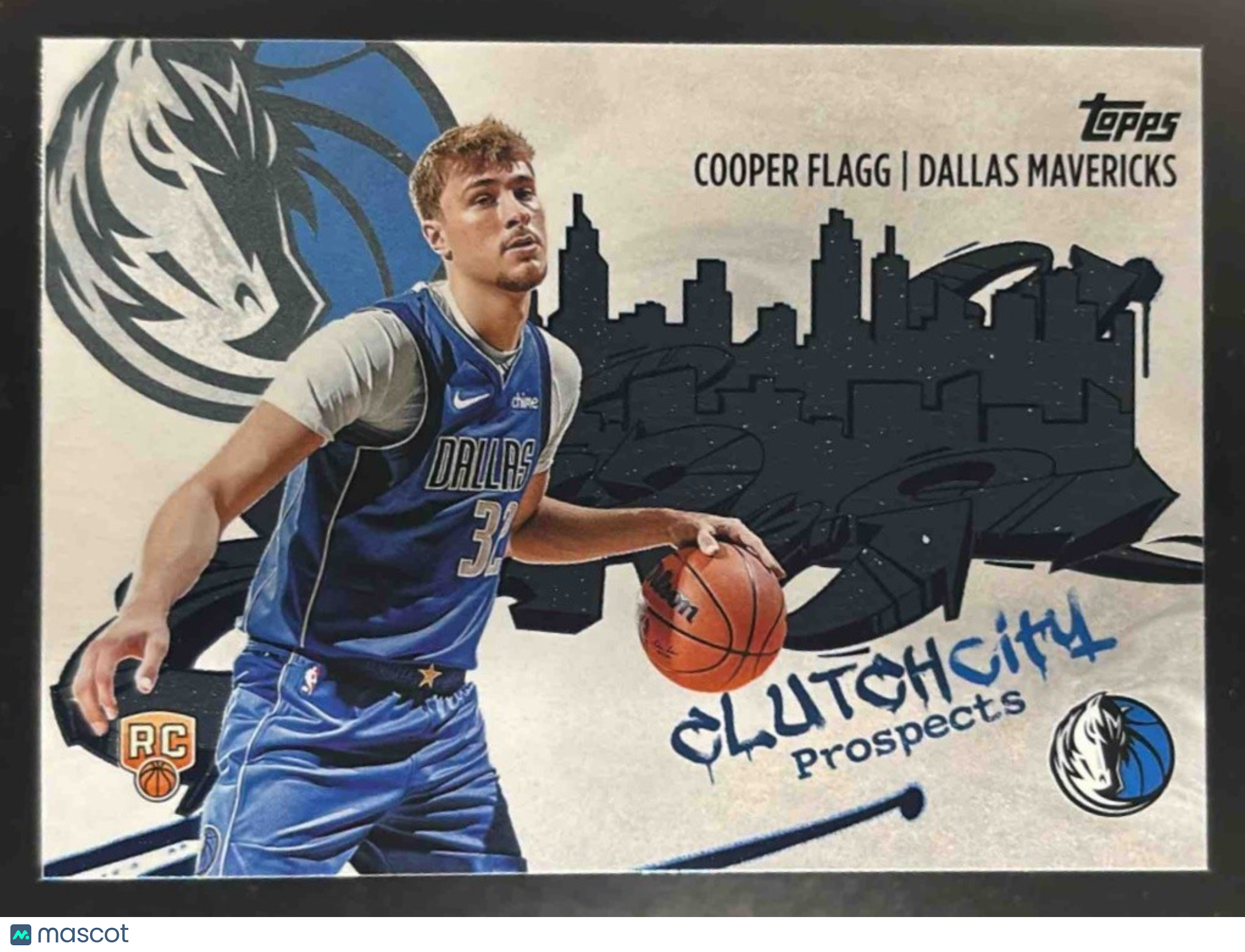 2025-26 Topps Cooper Flagg Clutch City Prospectss #CC-1 RC Dallas Mavericks