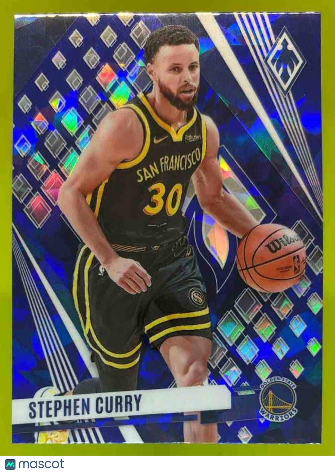 2023-24 Panini Phoenix Stephen Curry Blue Ice #174 Golden State Warriors