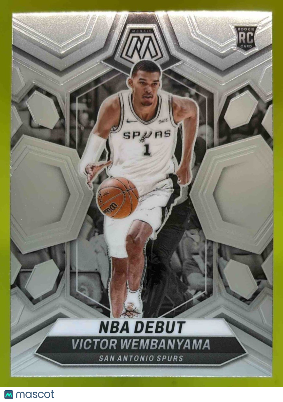2023-24 Panini Mosaic Victor Wembanyama #257 NBA Debut RC San Antonio Spurs