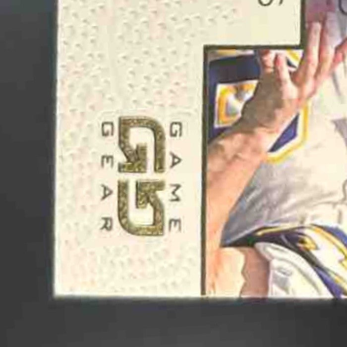 2001 Upper Deck Game Gear Drew Brees Auto San Diego Chargers