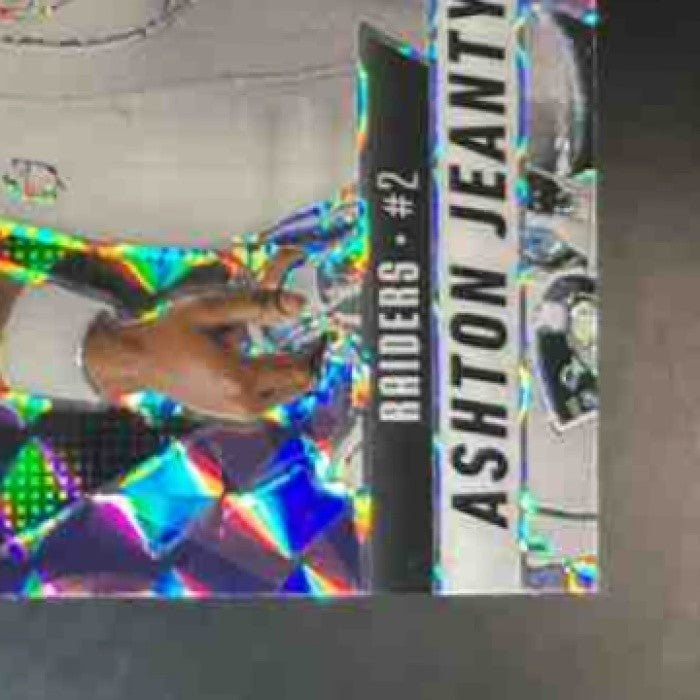 2025 Mosaic Ashton Jeanty Rookie Variation Mosaic Prizm #287 RC Las Vegas Raider