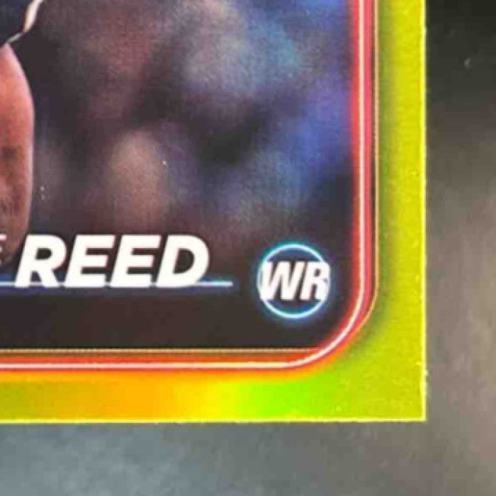 2024 Topps Chrome Andre Reed Yellow Refractor /75 #11 Buffalo Bills