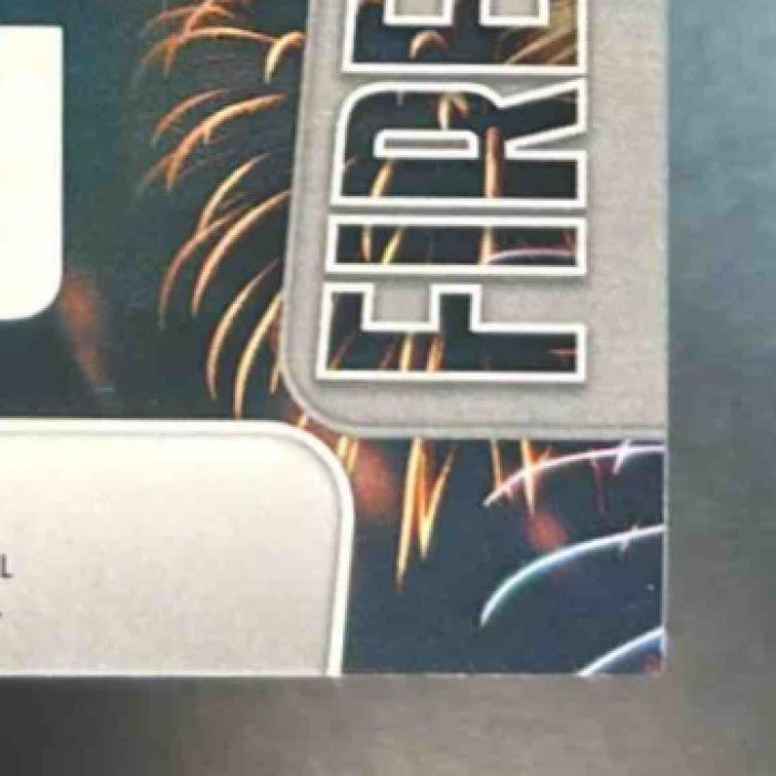 2025 Panini Prizm Jaxson Dart Fireworks #6 RC New York Giants
