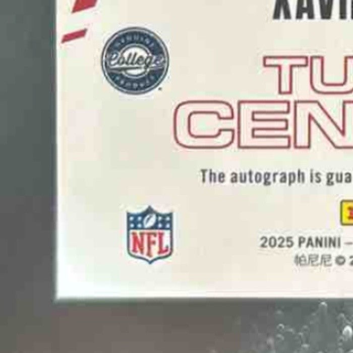 2025 Donruss Elite Xavier Watts Turn of the Century Auto /499 RC Atlanta Falcons