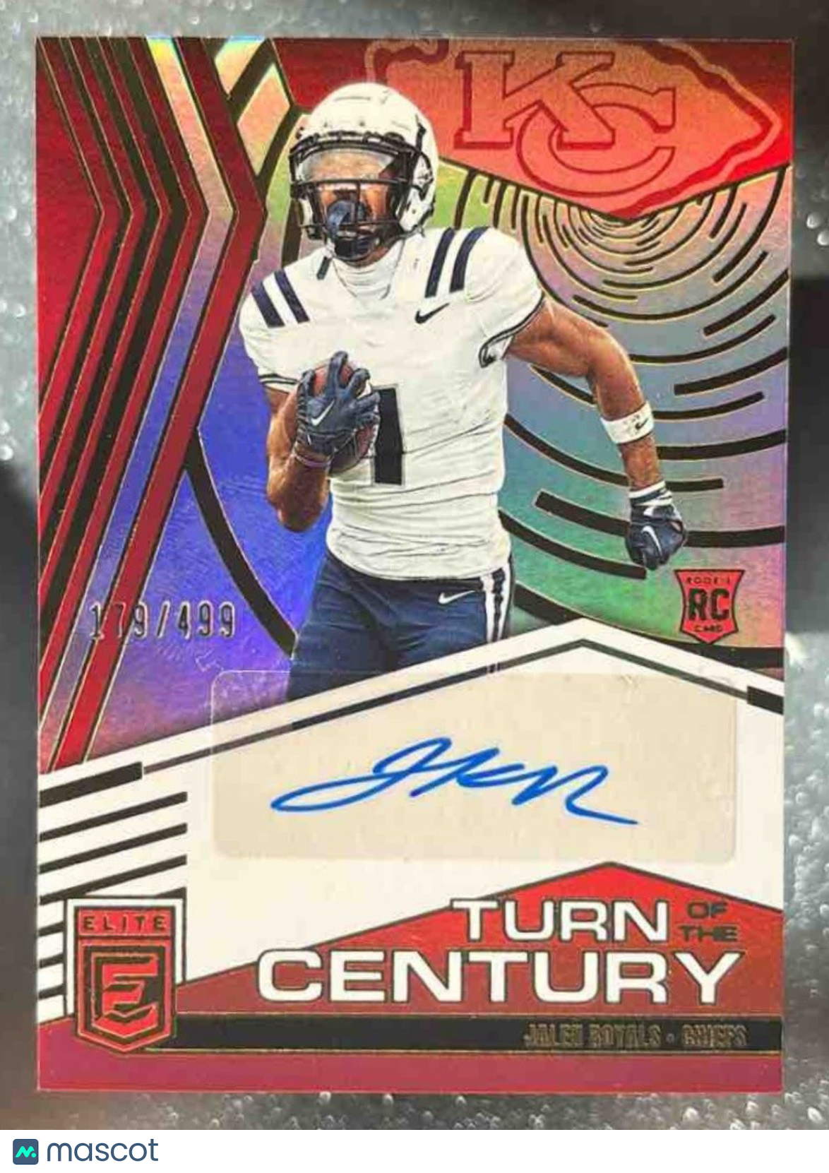 2025 Donruss Elite Jalen Royals Turn of the Century Auto /499 RC Chiefs
