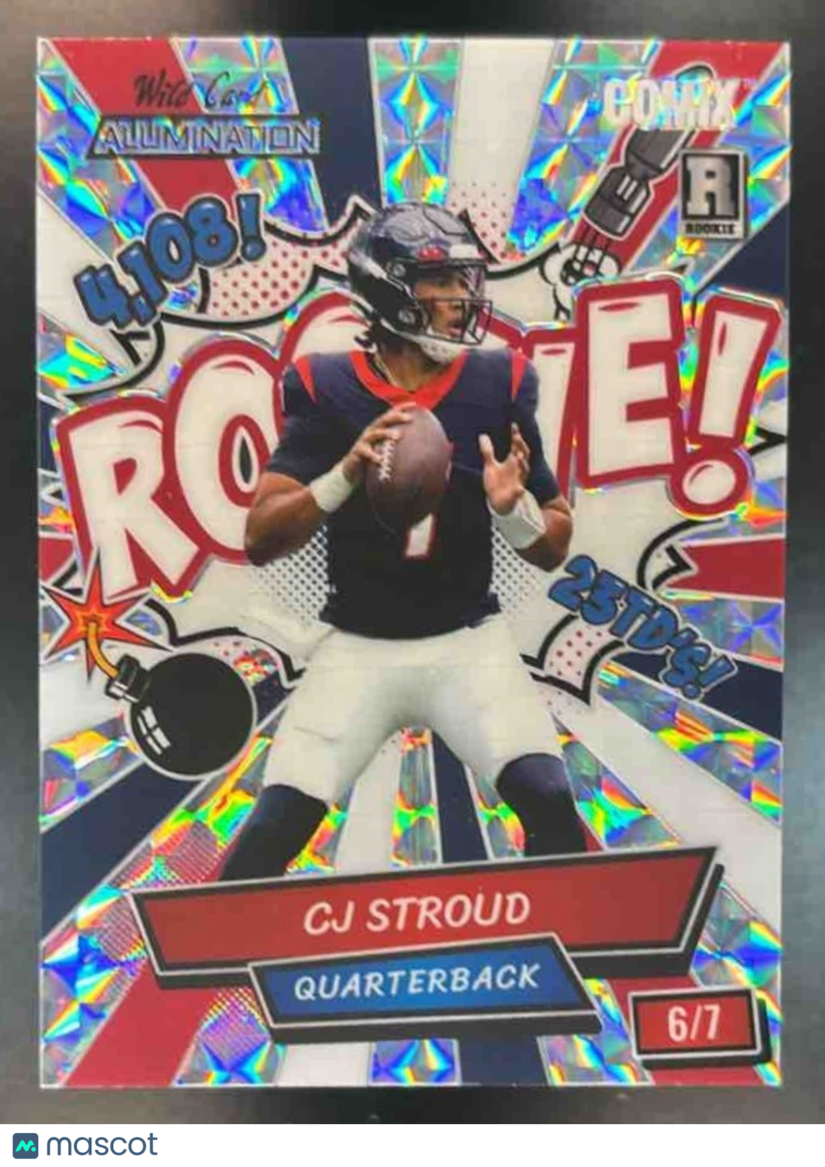 2023 Wild Card Alumination Football Rookie CJ Stroud /7 RC Houston Texans