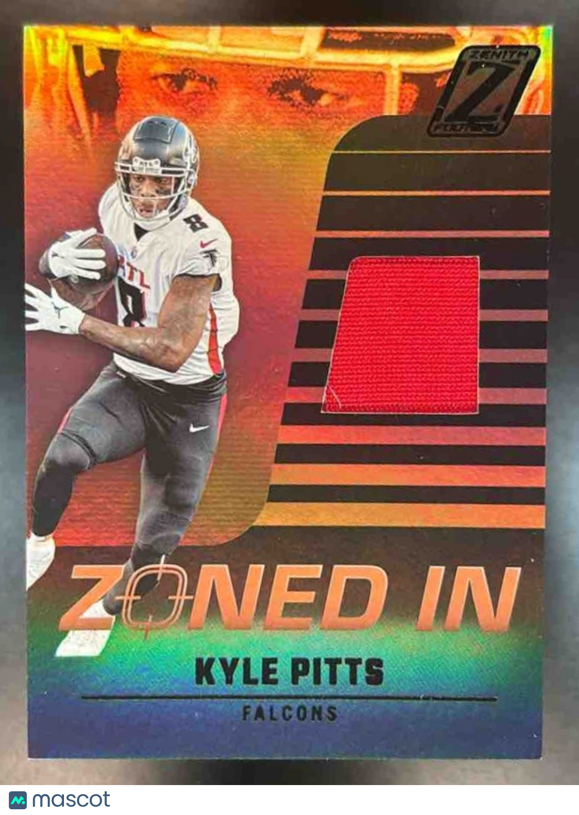 2022 Panini Zenith Kyle Pitts Zoned In MEM Atlanta Falcons