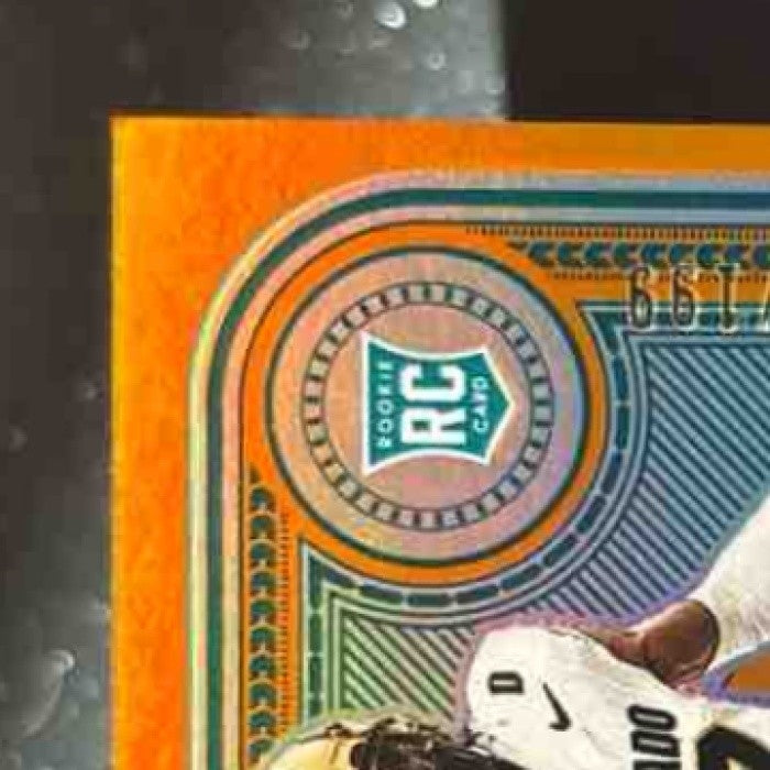 2025 Donruss Elite Travis Hunter Rookie On Deck Orange /199 Jaguars