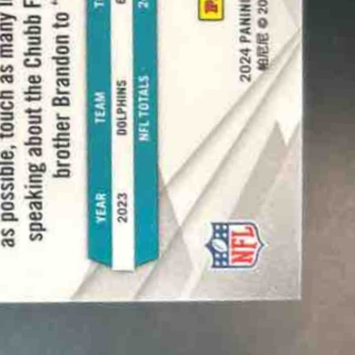 2024 Panini Phoenix Bradley Chubb Gold Fade /125 #15 Miami Dolphins
