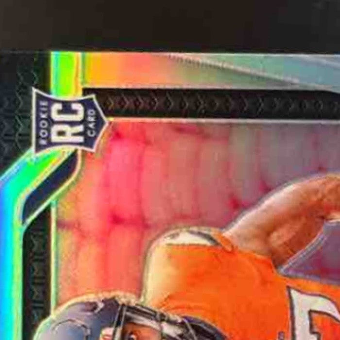 2024 Panini Prizm Audric Estime Auto Silver #306 RC Denver Broncos