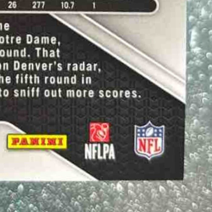 2024 Panini Prizm Audric Estime Auto Silver #306 RC Denver Broncos