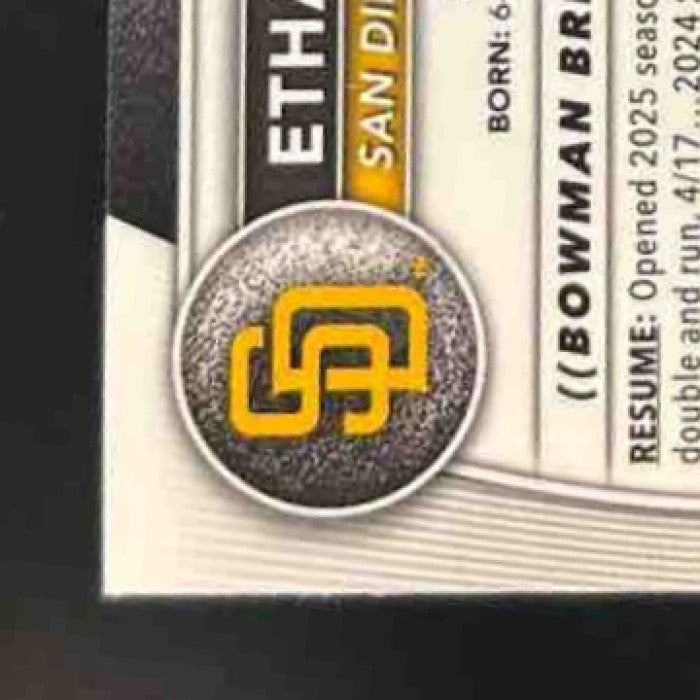 2025 Bowman Chrome Ethan Salas Prospects Peanuts #BCP-169 San Diego Padres