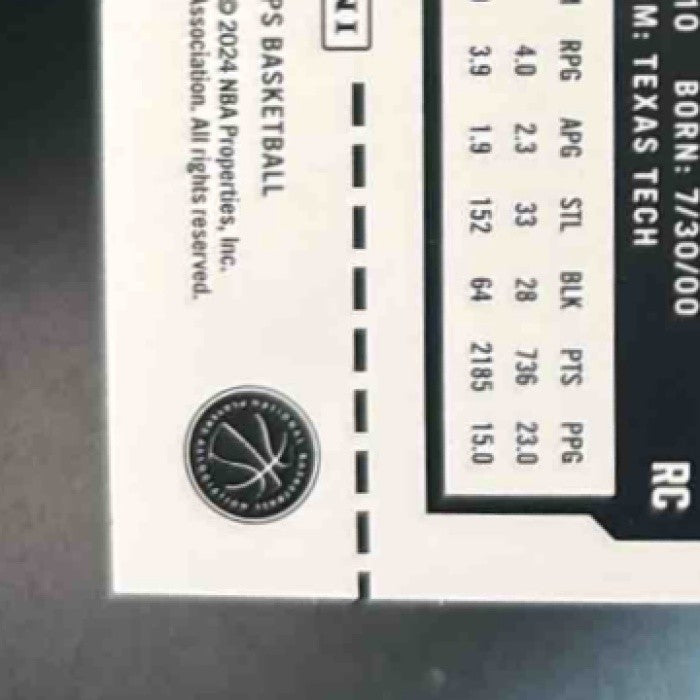 2024-25 Panini Hoops Terrence Shannon Jr. Yellow #257 RC Minnesota Timberwolves