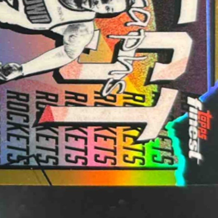 2025-26 Topps Finest Cam Whitmore Auto Gold Refractor /50 Houston Rockets