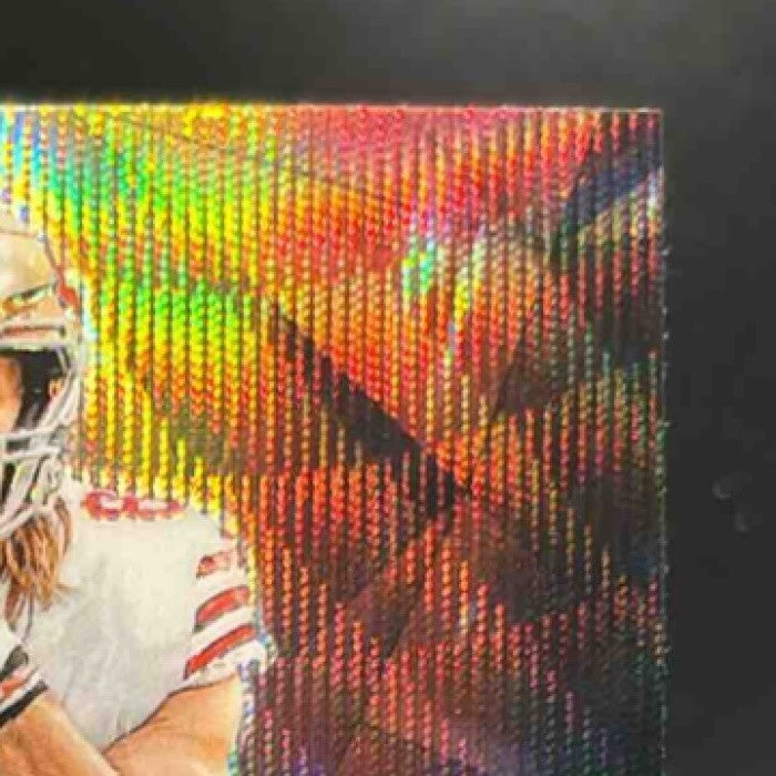 2023 Panini Prizm George Kittle Prizmatic Green Wave #18 San Francisco 49ers