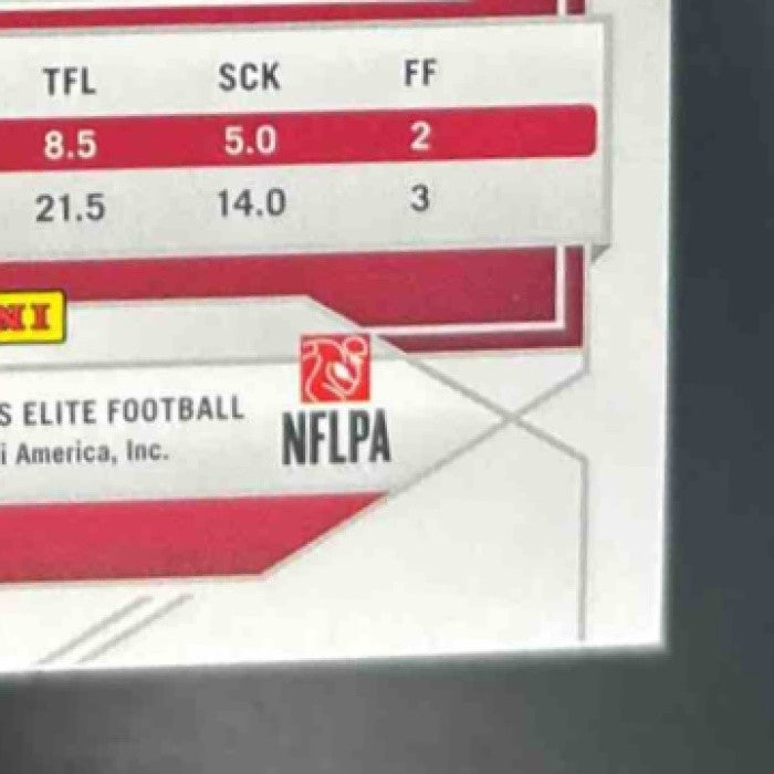 2025 Panini Donruss Elite Mykel Williams Orange /849 #164 RC San Francisco 49ers