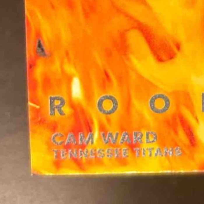 2025 Panini Donruss Cam Ward Red Hot Rookies #9 RC Tennessee Titans