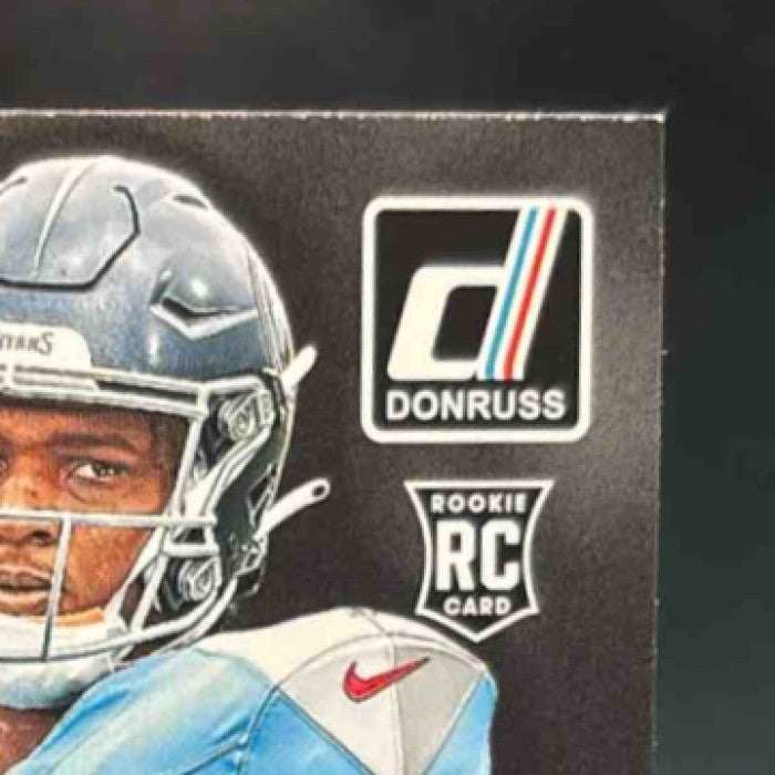 2025 Panini Donruss Cam Ward Red Hot Rookies #9 RC Tennessee Titans