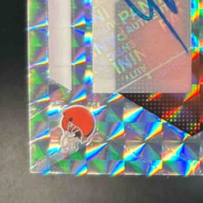 2025 Panini Mosaic Dylan Sampson Rookie Auto #355 RC Cleveland Browns