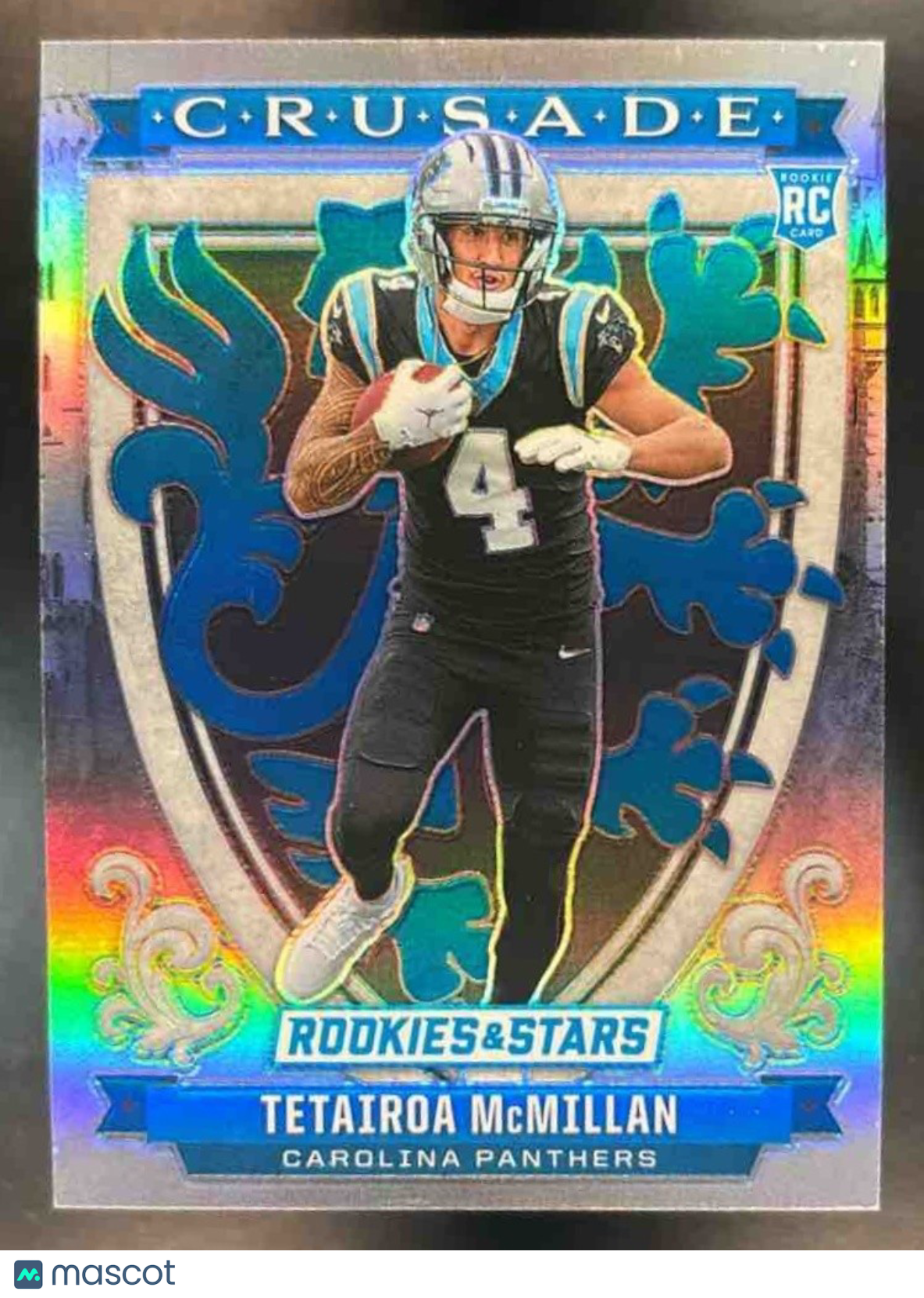 2025 Rookies & Stars Tetairoa McMillan Crusade Silver #6 RC Carolina Panthers