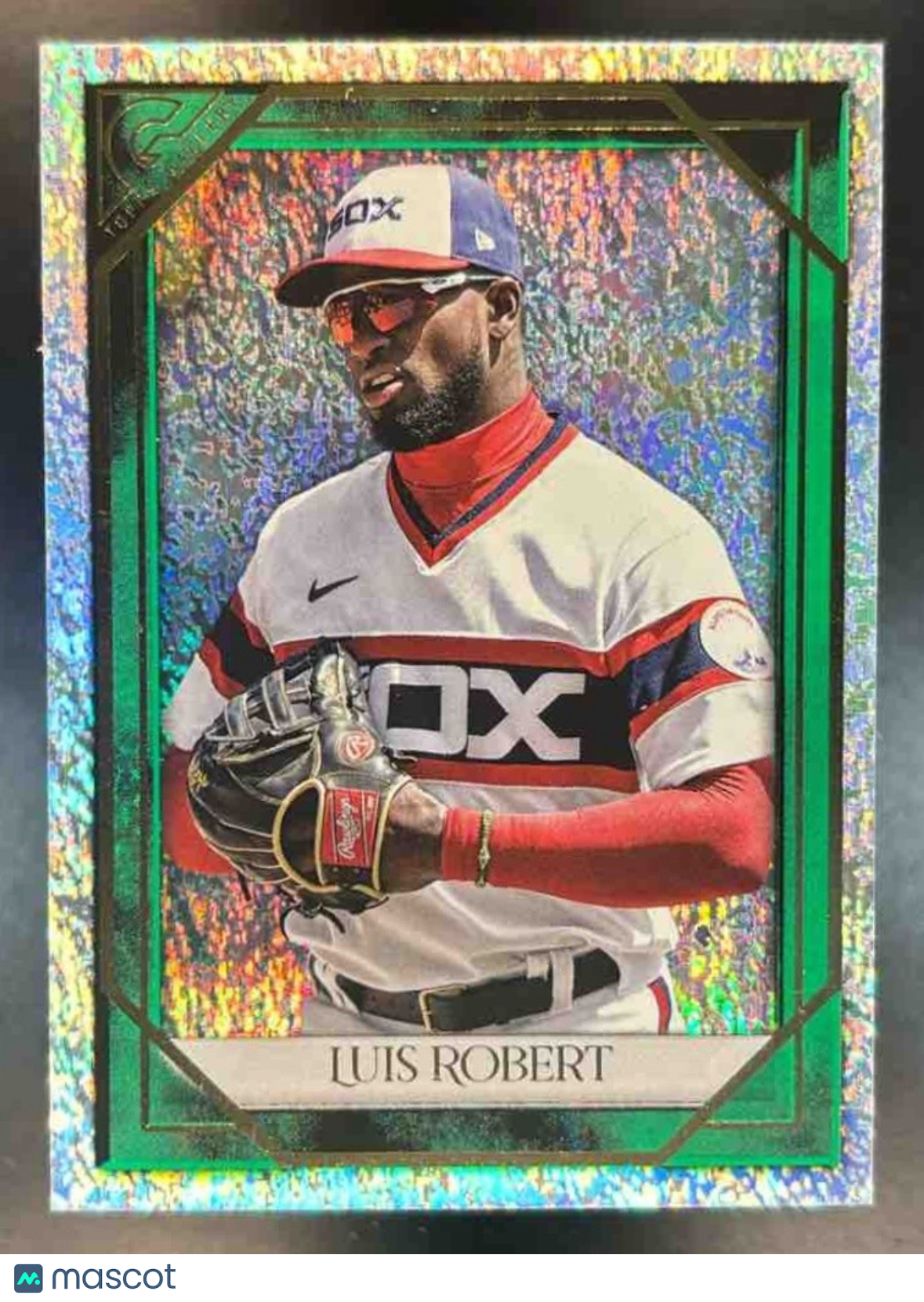 2021 Topps Gallery Luis Robert Green Pattern /99 #30 Chicago White Sox