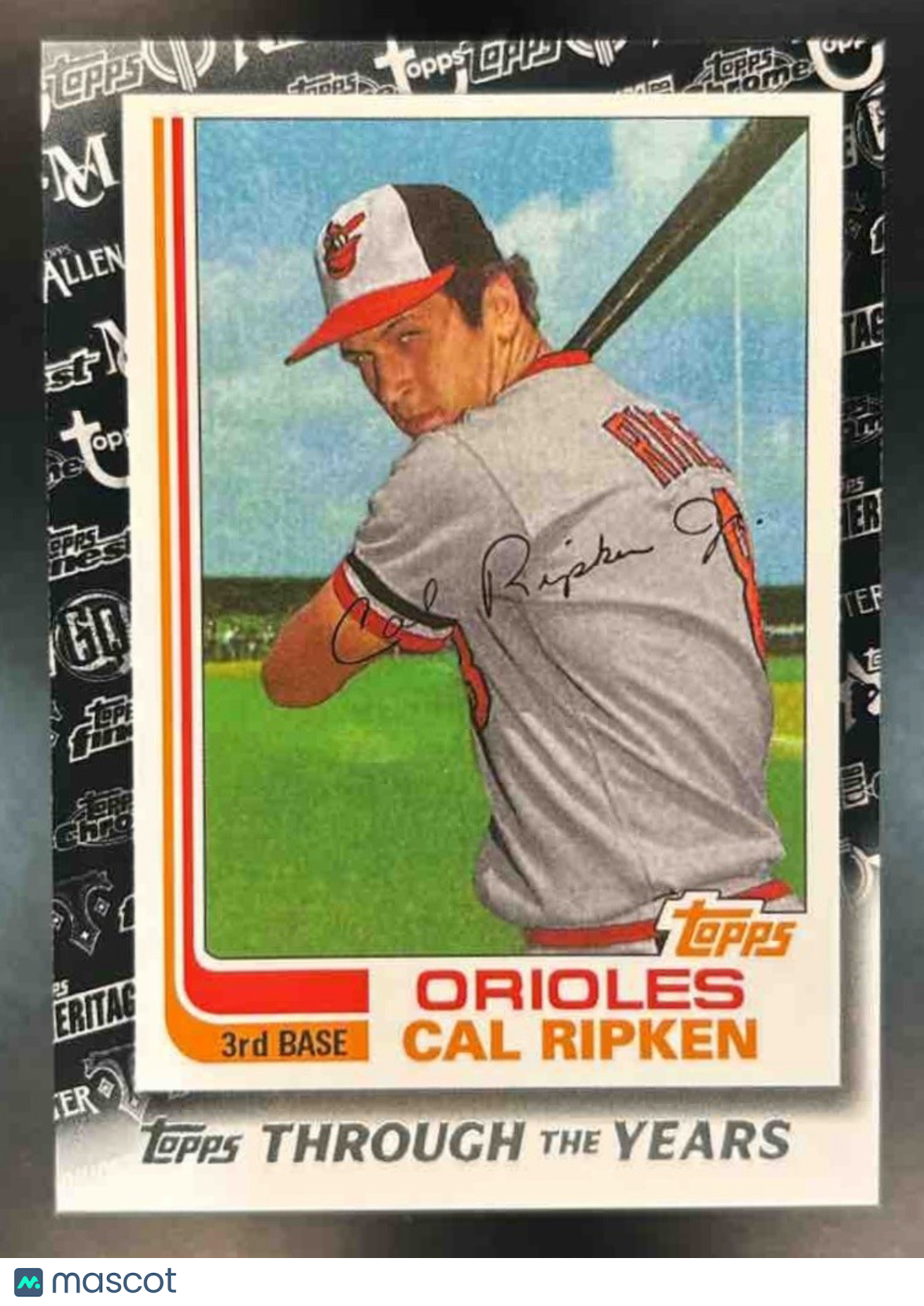 2021 Topps Cal Ripken Jr. 1986 Baseball 35th Anniversary Black /299 Orioles