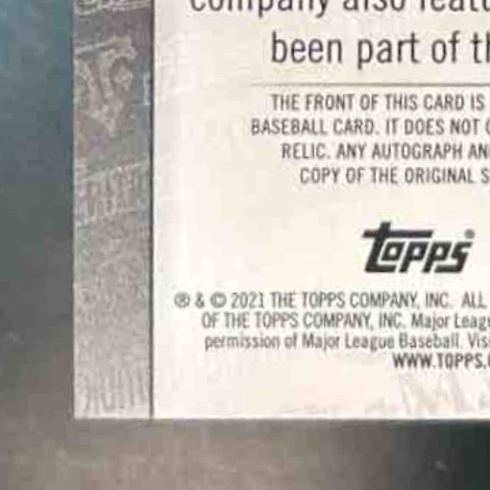2021 Topps Cal Ripken Jr. 1986 Baseball 35th Anniversary Black /299 Orioles