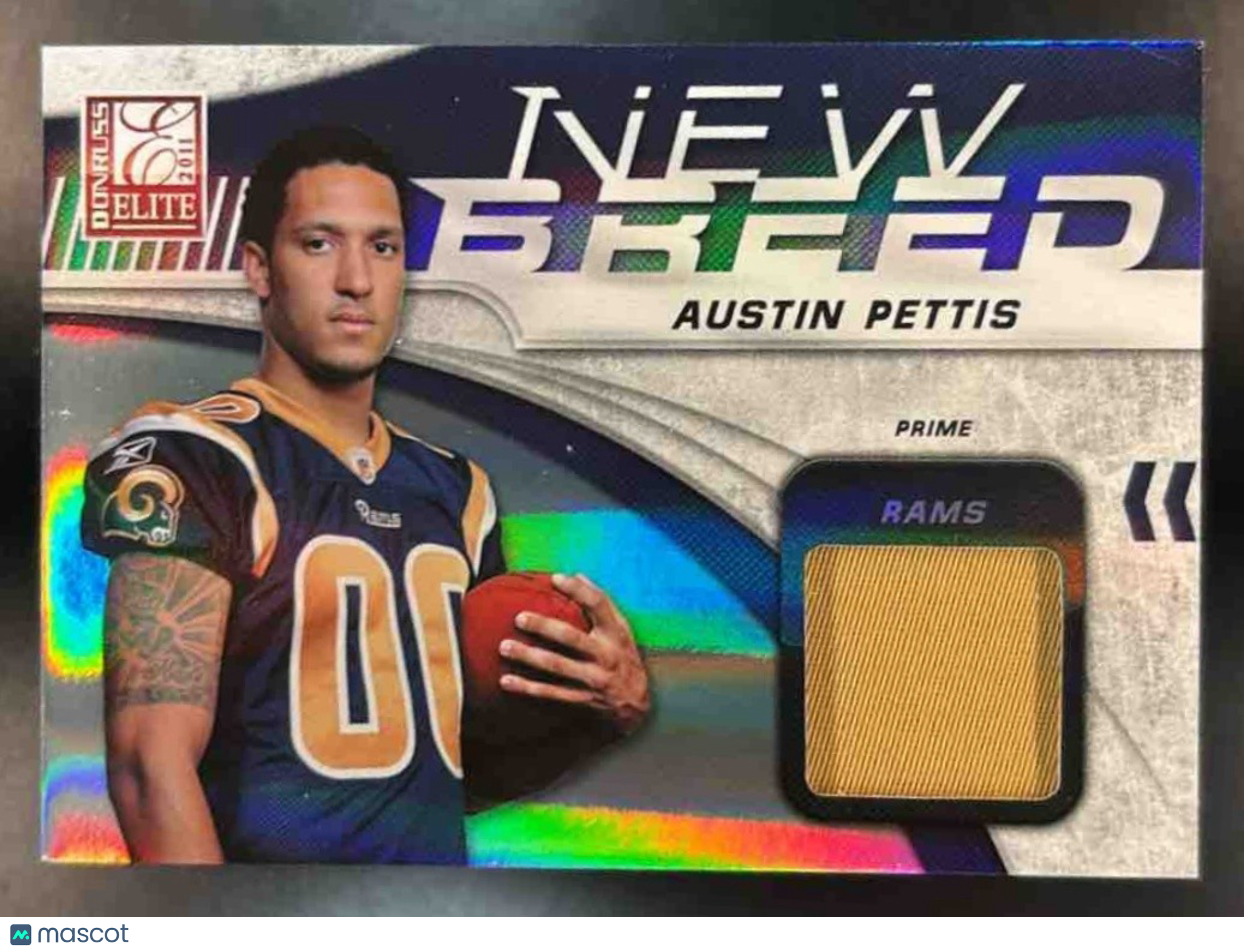 2011 Panini Donruss Elite Austin Pettis New Breed Jersey /50 #4 RC St Louis Rams