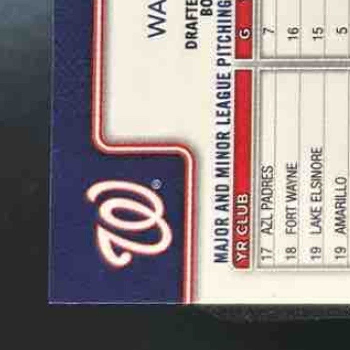 2025 Topps Chrome MacKenzie Gore Aqua Lava /199 #160 Washington Nationals