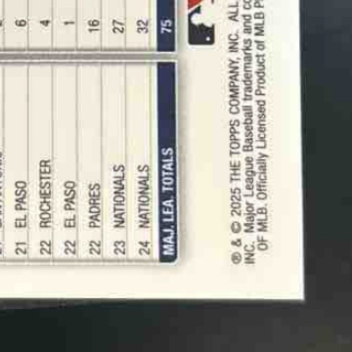 2025 Topps Chrome MacKenzie Gore Aqua Lava /199 #160 Washington Nationals