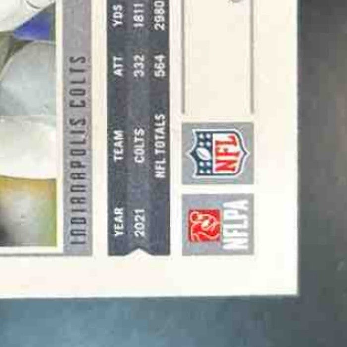 2022 Panini Luminance Jonathan Taylor Gold /249 #34 Indianapolis Colts