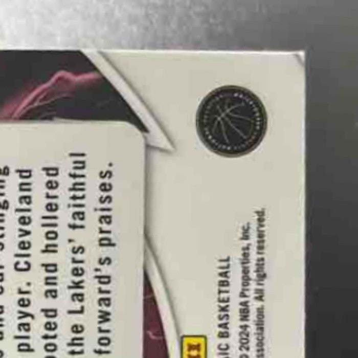 2023-24 Panini Mosaic LeBron James Thunder Road Green #9 Los Angeles Lakers