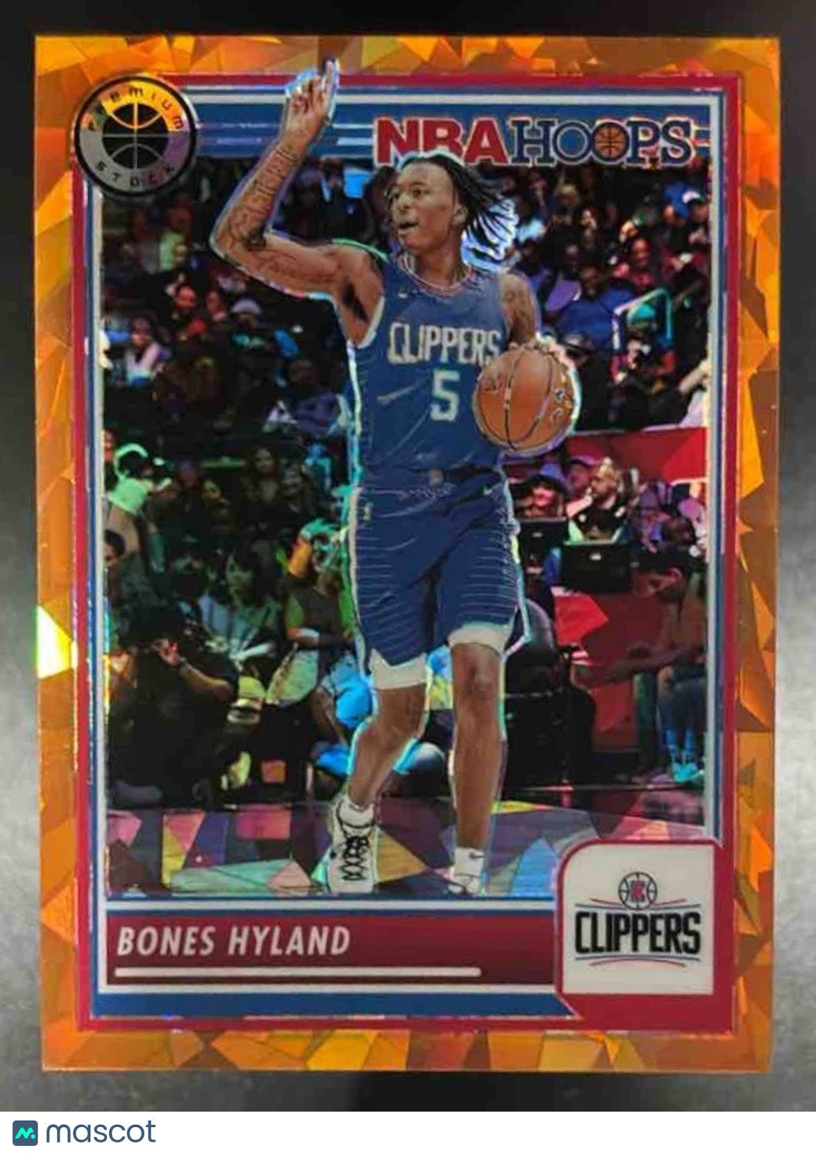 2023-24 Panini Hoops Haunted Bones Hyland Orange /125 #204 Los Angeles Clippers