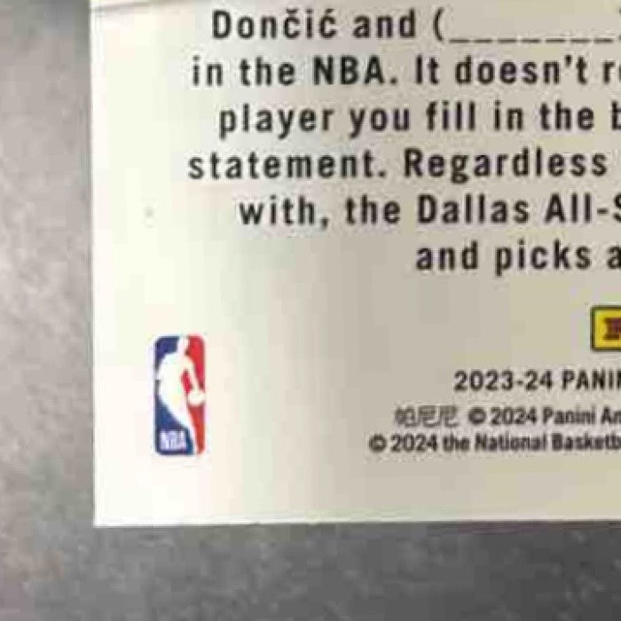 2023-24 Panini Mosaic Luka Doncic Give and Go Mosaic Green #11 Dallas Mavericks