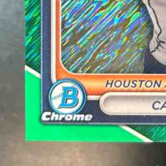 2024 Bowman Camilo Diaz Chrome Prospects Green Shimmer /99 #BCP-135 Astros