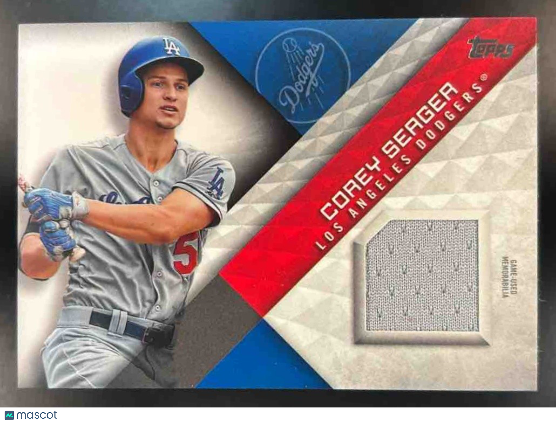 2018 Topps Corey Seager Major League Material Relics MEM Los Angeles Dodgers