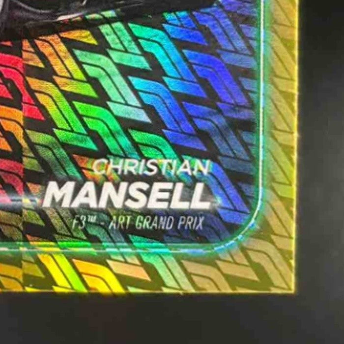 2024 Topps Chrome Logofractor Edition Formula 1 Christian Mansell Gold /50 #136