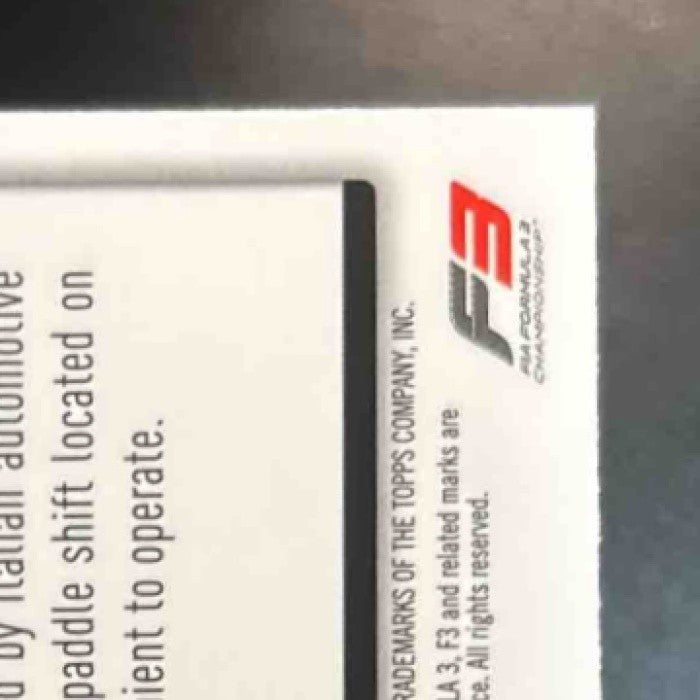 2024 Topps Chrome Logofractor Edition Formula 1 Kacper Sztuka Gold /50 #122