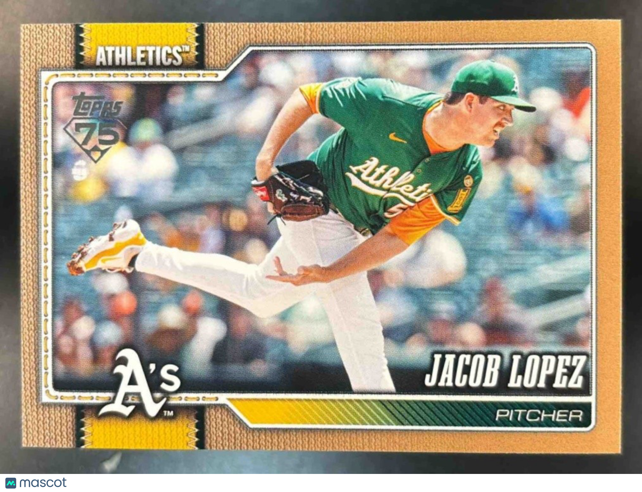2026 Topps Jacob Lopez Gold /2026 #76 Athletics