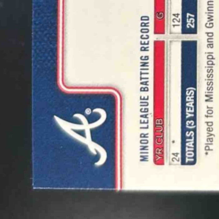 2025 Topps Holiday Drake Baldwin Blue Metallic Glitter #H60 RC Atlanta Braves